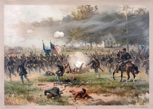 Batalla de Antietam, pub. 1887